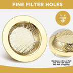 2-Pack Stainless Steel Kitchen Sink Strainer & Drain Filter Sink Drain Strainer Richie's