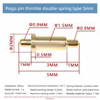 DIP SMD Double Spring PCB Pogo Pin Connectors 20/50/100 Pcs PCB Pogo Pin Connector Richie's