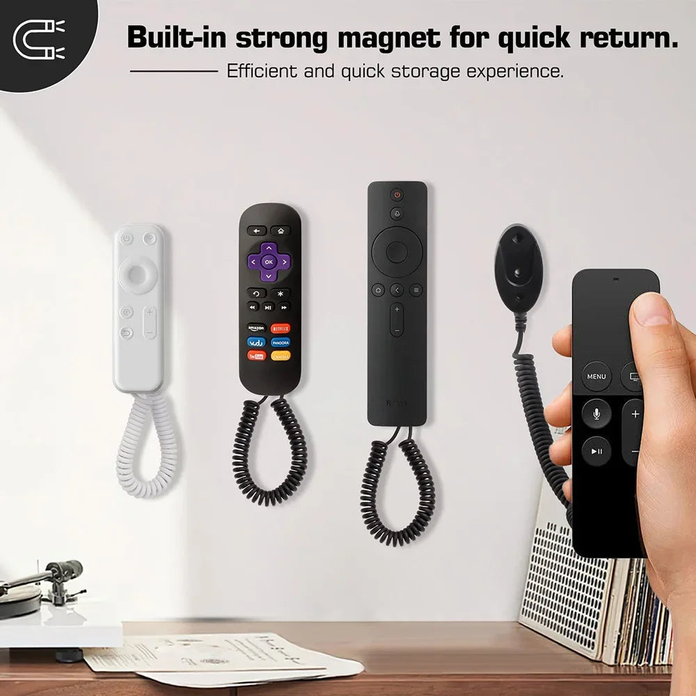 Retractable Anti-Lost Remote Control Holder & Spring Cable Remote Control Holder Richie's