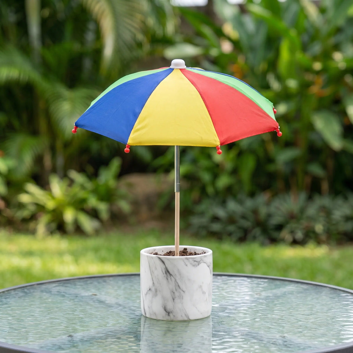 4-Pack Mini Plant Umbrella – Colorful Garden Sunshade Cover Garden Sunshade Umbrella Richie's Default Title