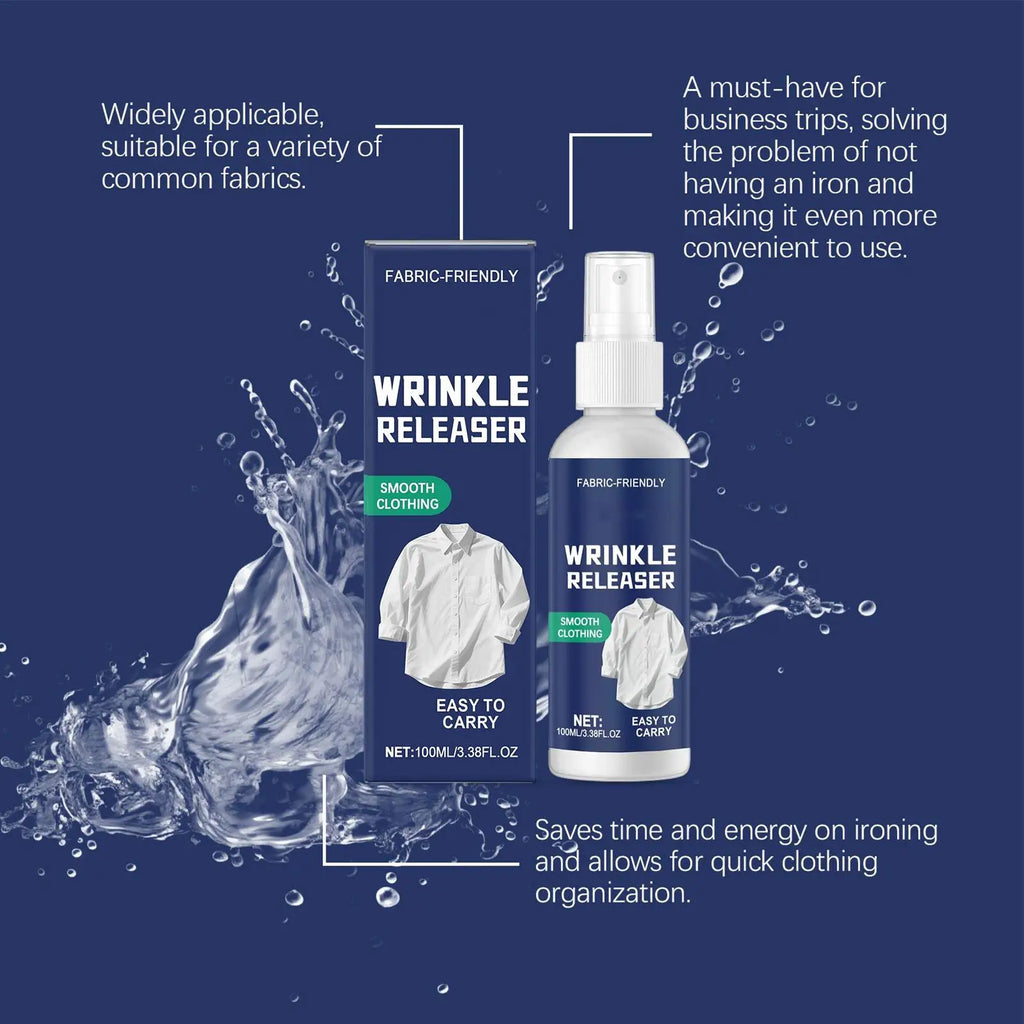 Light Scented Ironing Spray 100ml – Travel Wrinkle & Static Aid Fabric Ironing Spray Richie's