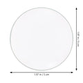 Double Convex Glass Lens 50mm 100mm FL – STEM Physics Lab Optical Glass Lens Richie's White