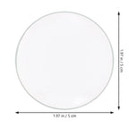 Double Convex Glass Lens 50mm 100mm FL – STEM Physics Lab Optical Glass Lens Richie's White