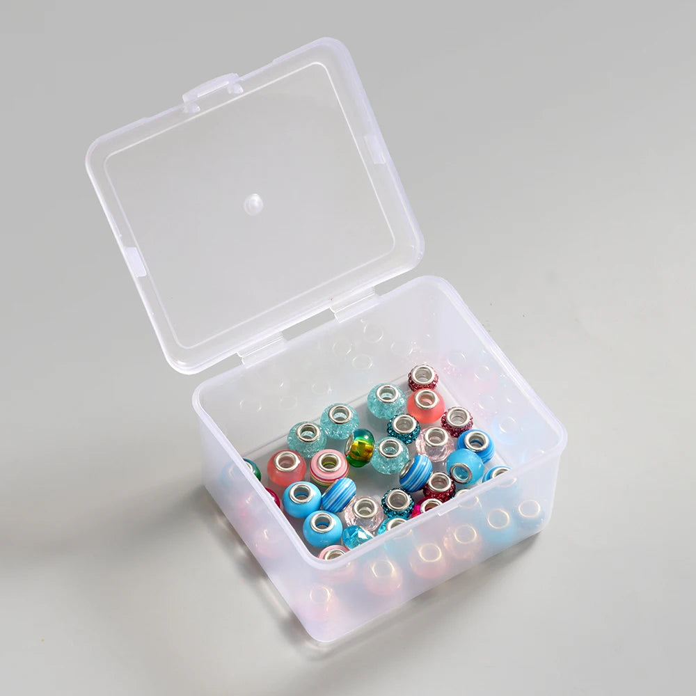 Clear Plastic Storage Box with Lid – Stackable Organizer Plastic Storage Box Richie's