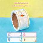 60Pcs Cartoon Name Stickers Roll – Kids DIY Self-Adhesive Labels Name Label Stickers Richie's A3