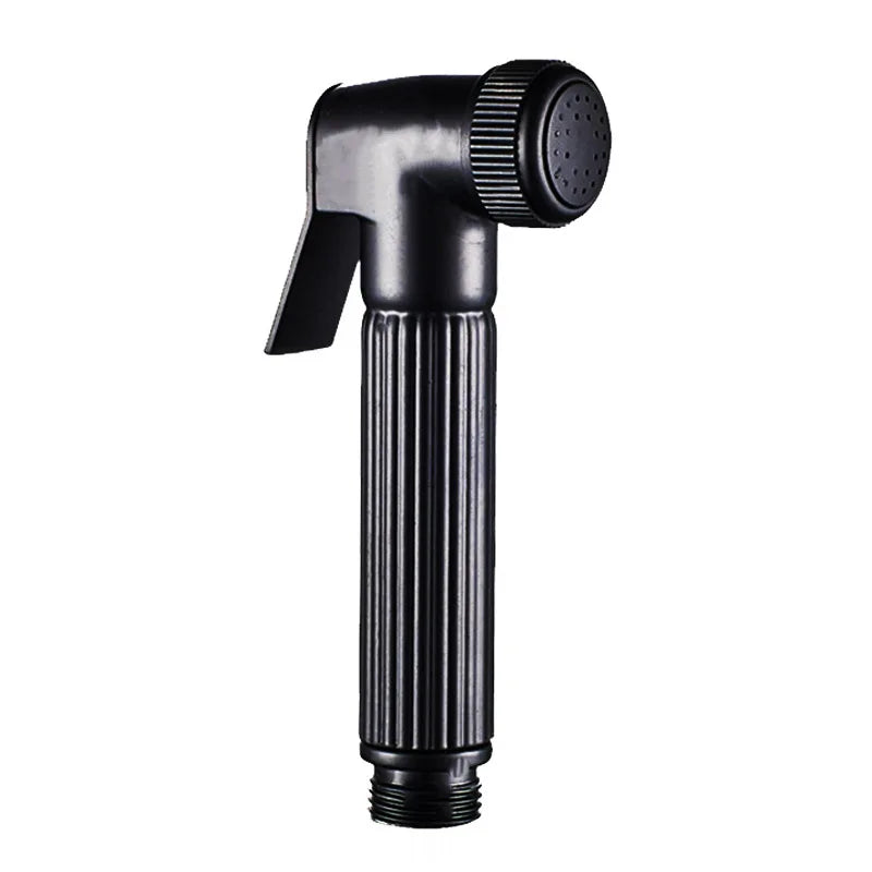 Black Brass Handheld Bidet Sprayer – Hot Cold Toilet Shower Kit Bidet Sprayer Kit Richie's black