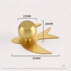 Modern Brass Cabinet Pull Gold with Backplate – Drawer Handle Cabinet Pull Handle Richie's 1F