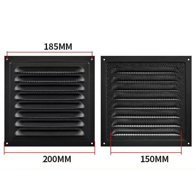 Square Iron Air Vent Grille Cover – Heating & Cooling Vents Air Vent Grille Richie's 200mm