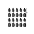 10Pcs PH2 Magnetic Screwdriver Bits – Chrome Vanadium Impact Screwdriver Bit Set Richie's black