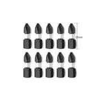 10Pcs PH2 Magnetic Screwdriver Bits – Chrome Vanadium Impact Screwdriver Bit Set Richie's black