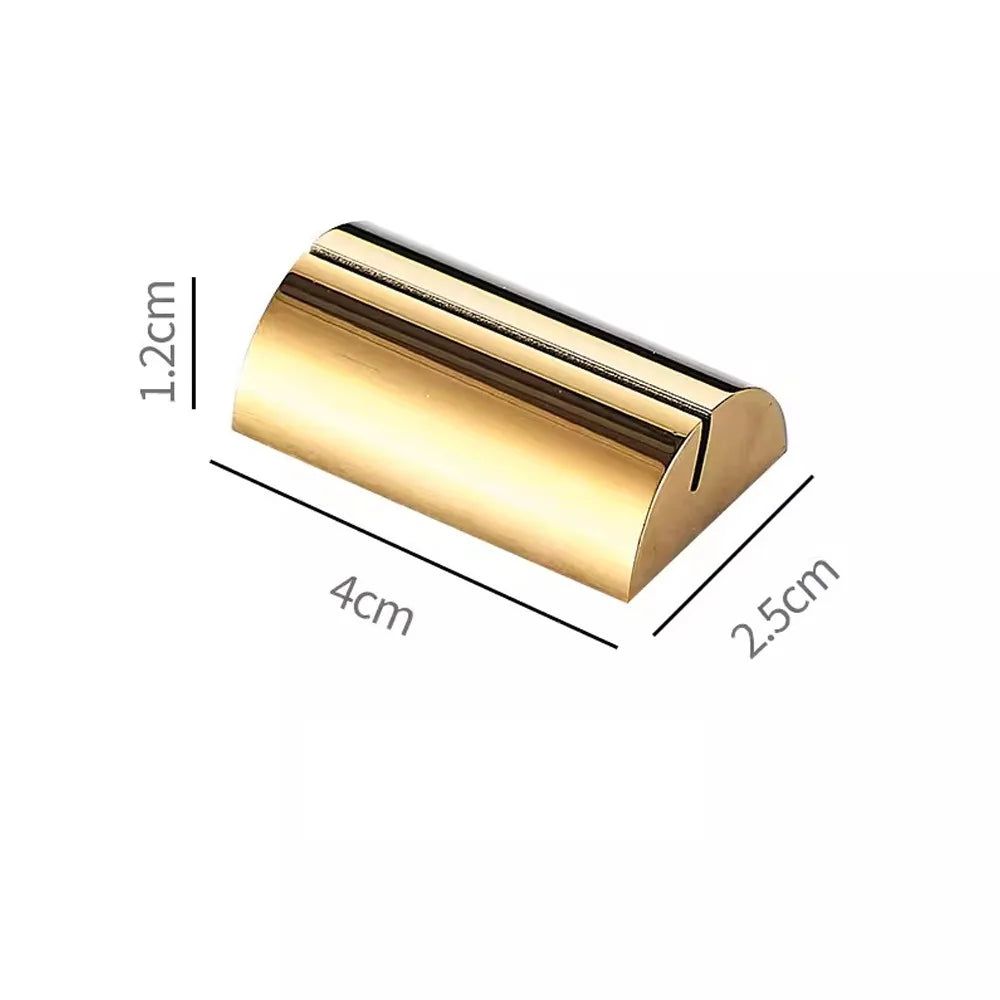 Stainless Steel Table Place Card & Menu Sign Holder Stand Place Card Holder Richie's 02