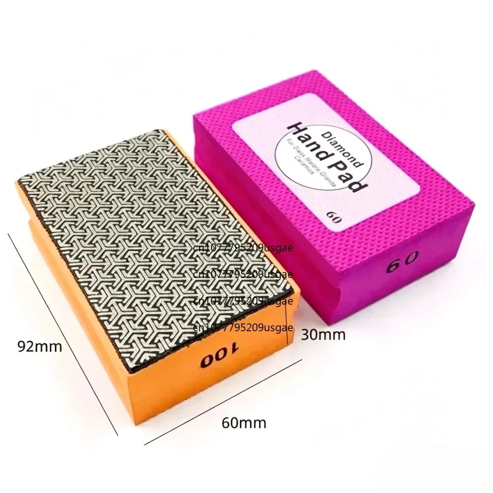 Diamond Hand Polishing Pads – Tile, Glass & Stone Sanding Block Diamond Sanding Pad Richie's