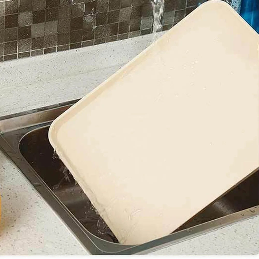 PP Plastic Cutting Board Anti-Slip Raised Edge 14.6×11in | Richie's Plastic Cutting Board Richie's