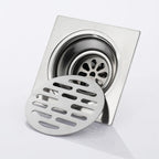 Stainless Steel Square Floor Drain – Large Flow Deodorizing Floor Drain Richie's 10x10