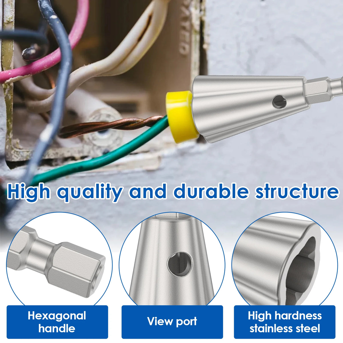Wire Twisting Tool Stainless Steel – Electric Drill 2/4 Pcs Wire Twisting Tool Richie's