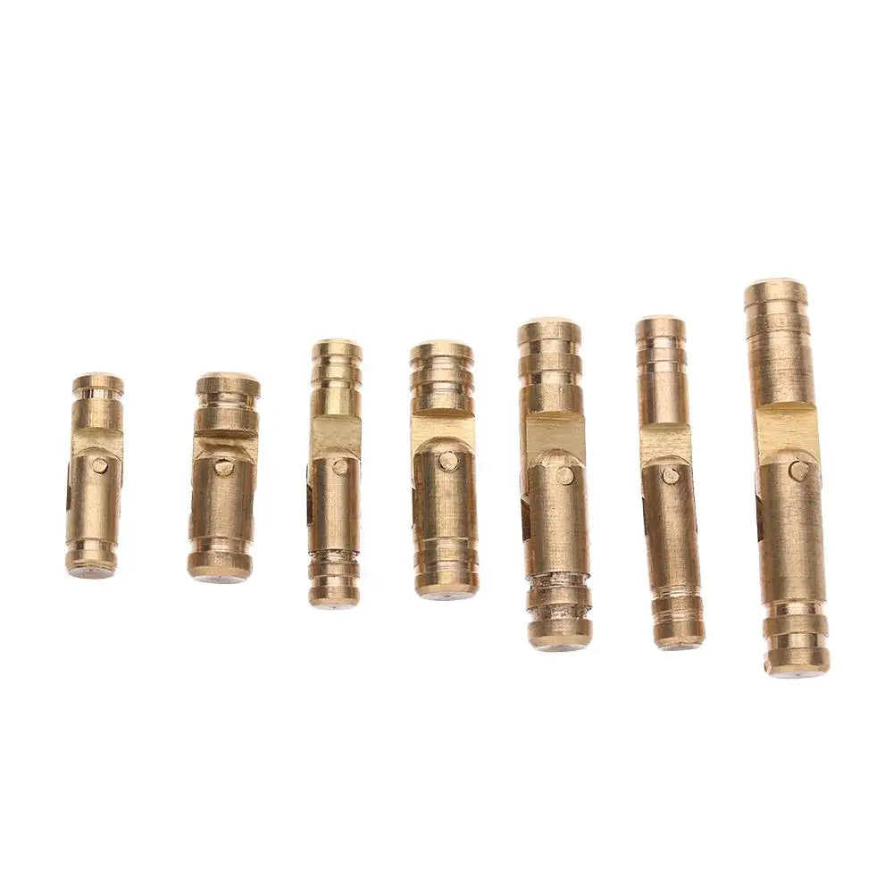 Miniature Concealed Barrel Hinges 10-Pack – Zinc Alloy Gold Barrel Hinge Richie's