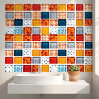 6pcs Vintage Brick Wall Stickers – Self-Adhesive PVC Tiles Wall Sticker Tiles Richie's