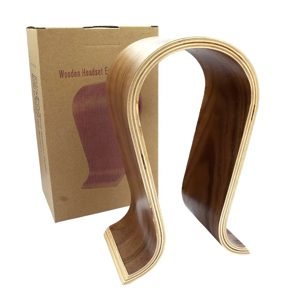 Wooden Headphone Stand Desk Hanger Holder – Universal Fit Headphone Stand Richie's