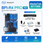 Banana Pi BPI-R4 PRO Router Board Set MT7988A Wi-Fi 7 8GB Router Board Kit Richie's US Power 4GB RAM SET 5