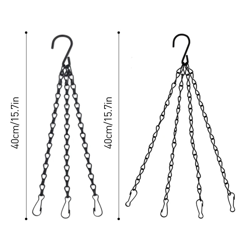 40cm Metal Hanging Chain for Flower Pots & Garden Baskets Plant Hanger Chain Richie's