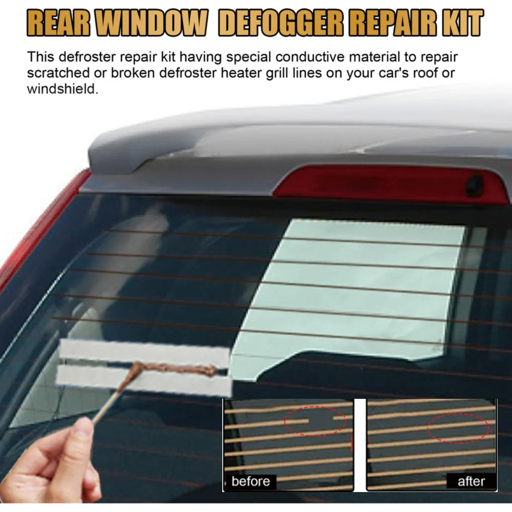 Car Rear Window Defogger Repair Kit – DIY Defroster Grid Fix Defroster Repair Kit Richie's