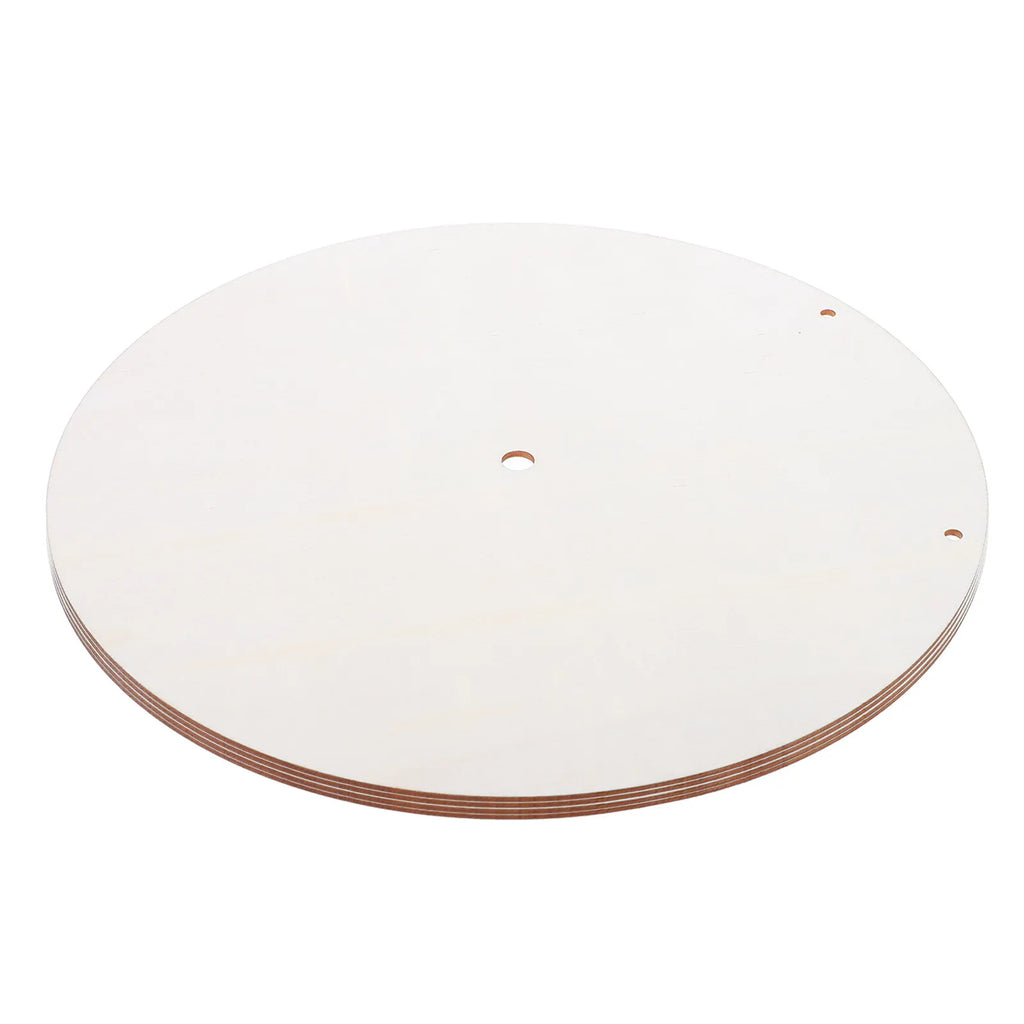 4Pcs 9" Unfinished Round Wooden Clock Face Blanks – DIY Kit DIY Clock Face Blank Richie's