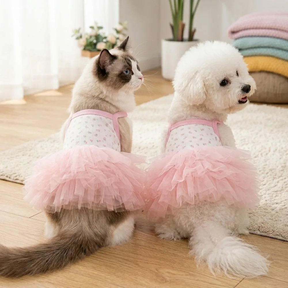 Pink Bow Tutu Pet Princess Dress – Dogs & Cats S to XL Pet Princess Dress Richie's