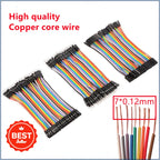 40PCS DuPont Jumper Wires M-M M-F F-F 10/20/30cm Arduino Cables Jumper Wire Set Richie's
