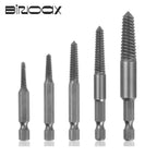 5-Piece Screw Extractor & Broken Bolt Remover Drill Bit Set Screw Extractor Set Richie's