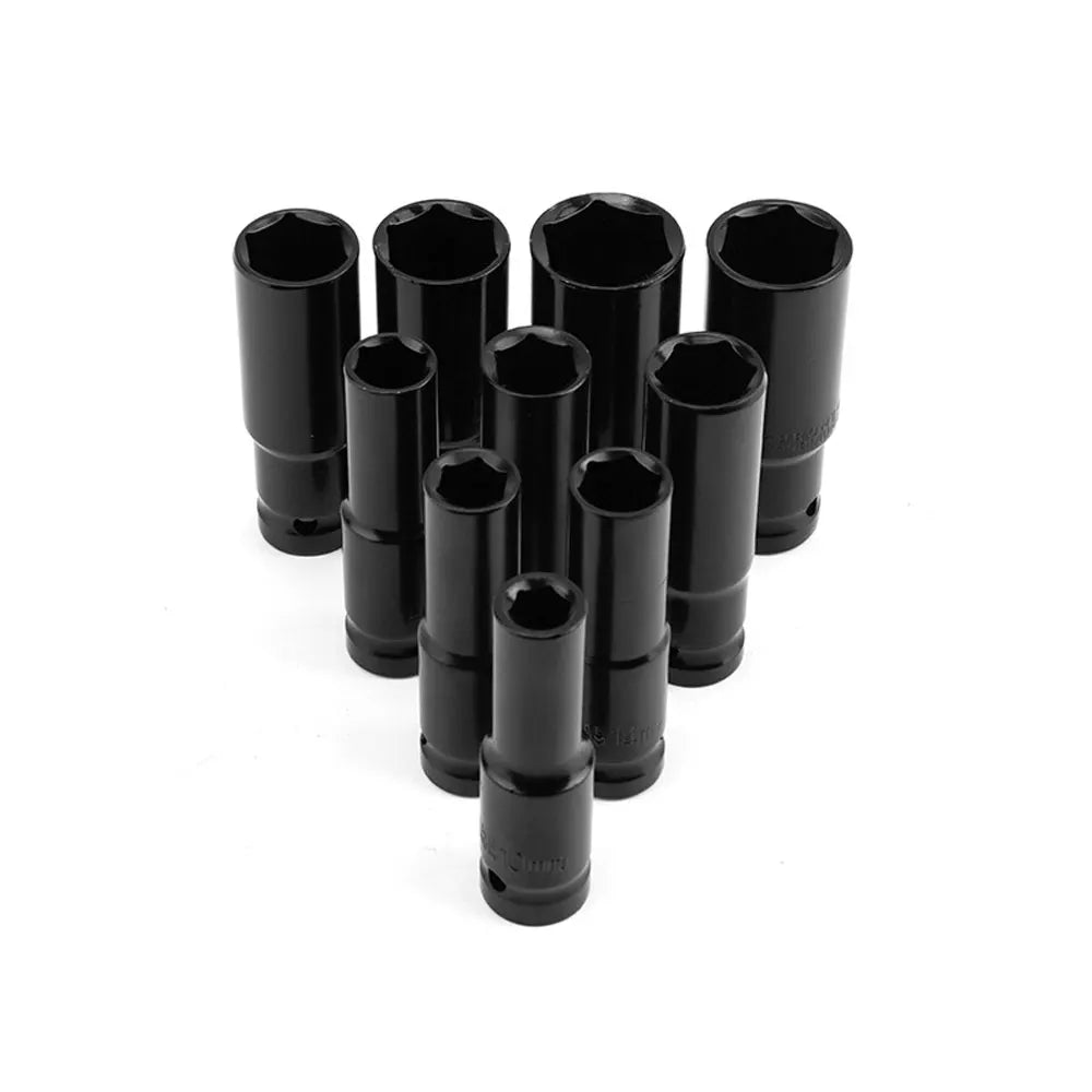 10pc 1/2" Drive Metric Deep Impact Socket Set | Pneumatic Impact Socket Set Richie's
