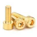 DIN912 Brass Hex Socket Cap Head Screws M2–M10 | 1–50pcs Machine Screws Richie's