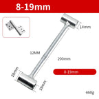 Hinge Gap Adjusting Wrench Double-Head Steel Tool 0.55–0.75in Hinge Adjustment Wrench Richie's 8-19mm