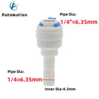 5pcs RO Water Quick Coupling 3/8" OD to 1/4" Stem Pipe Fittings Pipe Fittings Richie's