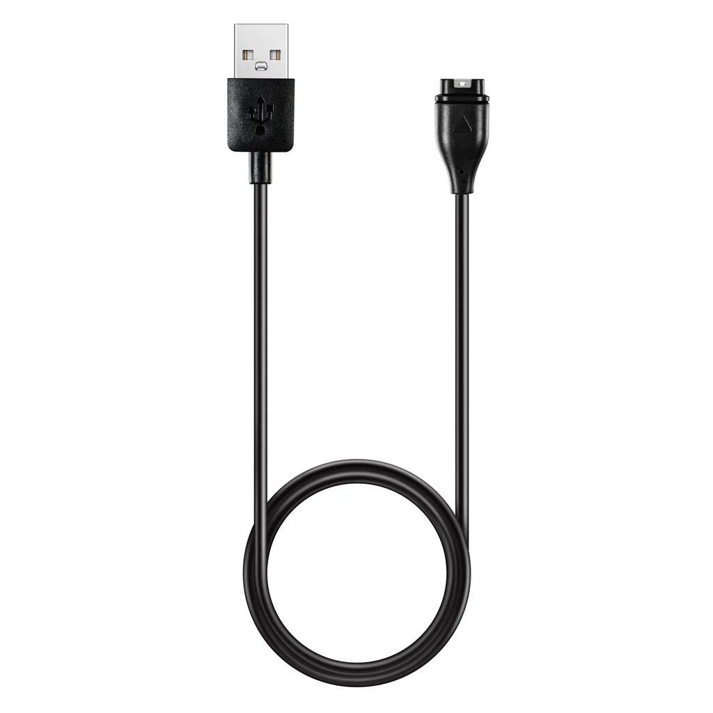 100cm USB Charging Cable for Garmin Fenix 8/7/6/5 Forerunner Smartwatch Charging Cable Richie's Black 1m