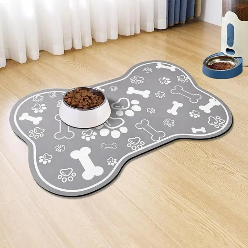 Diatomaceous Earth Pet Placemat – Non-Slip Absorbent Mat Pet Feeding Mat Richie's