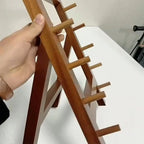Multi-Layer Wood Katana Display Stand & Knife Rack – 4/5/6 Tier Wood Display Rack Richie's