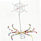 Beaded Spider Hanging Ornament – Crystal Faceted Halloween Décor Halloween Hanging Ornament Richie's Style15