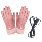 USB Heated Gloves Touch Screen Electric Warming Gloves | APWIKOGER Electric Heated Gloves Richie's Pink