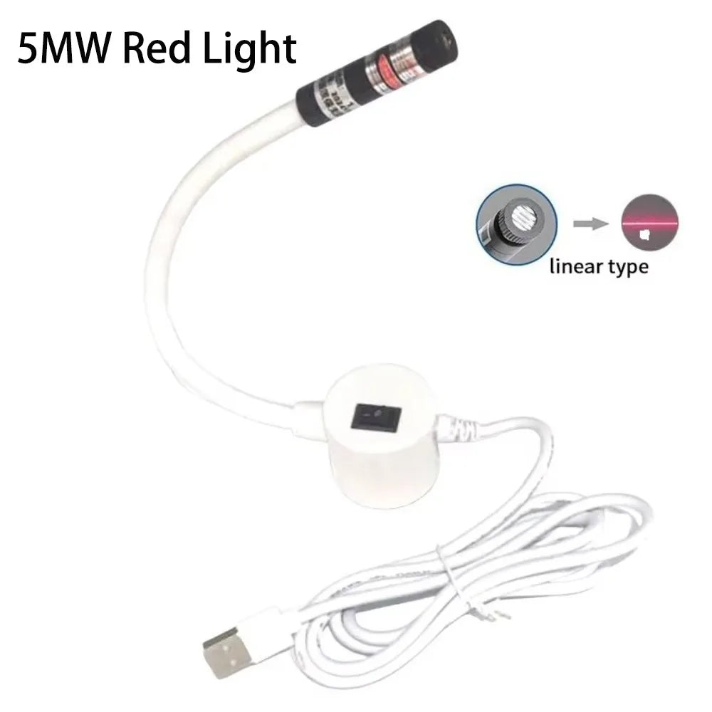 Magnetic Quilting Laser Guide Light – USB Dot Cross Line Sewing Quilting Laser Guide Richie's red light 5MW lien