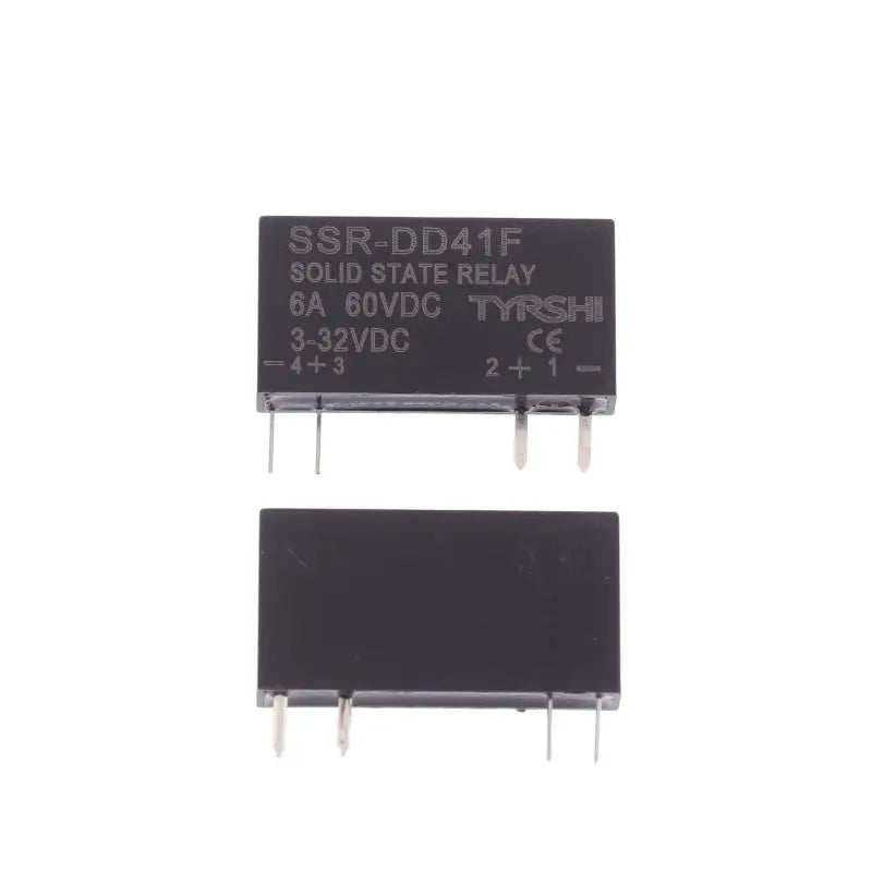 SSR-41FDD/41FDA Solid State Relay Slim DIN Rail Module 3-32VDC 6A Solid State Relay Richie's