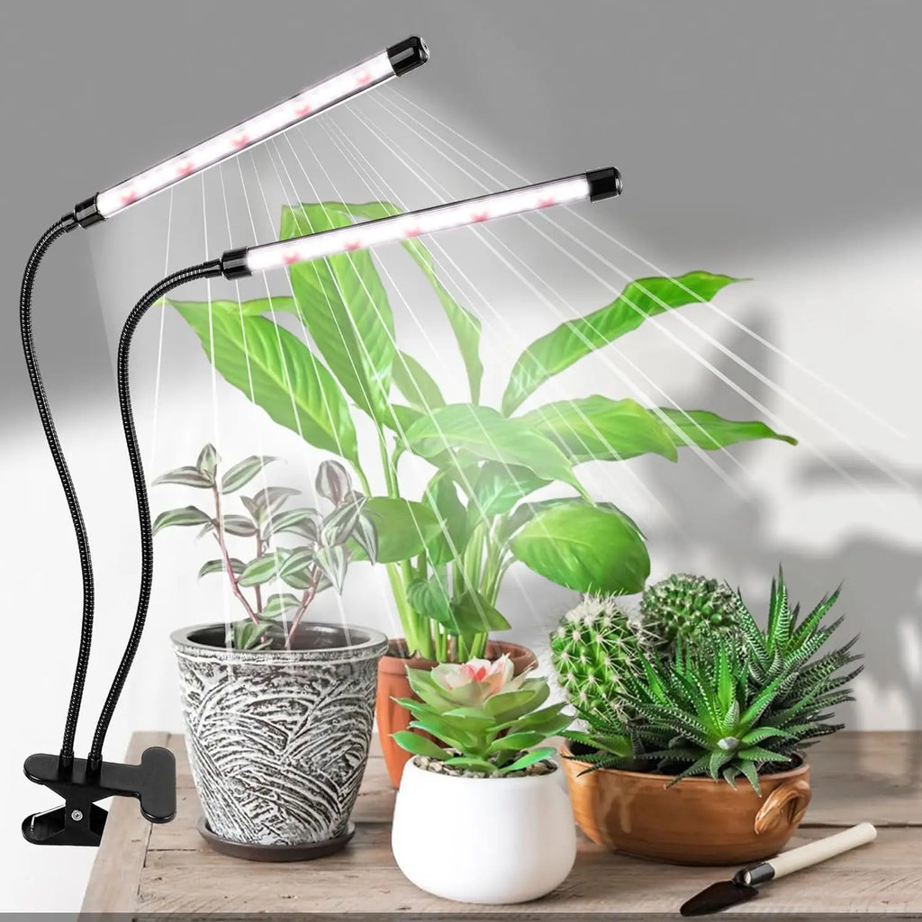 USB Clip-On LED Grow Light with 3/9/12Hr Timer – Indoor Plants LED Grow Light Richie's
