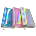 Holographic Laser Women's Wallet Long Zipper Purse & Card Holder Women's Long Wallet Richie's