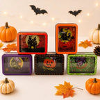 Halloween Pumpkin Tinplate Candy Storage Box – 3 Sizes Halloween Candy Tin Richie's