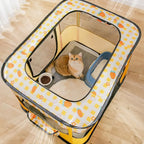 Foldable Cat House Villa – Breathable Mesh & Roller Shutter Door Foldable Pet Tent Richie's