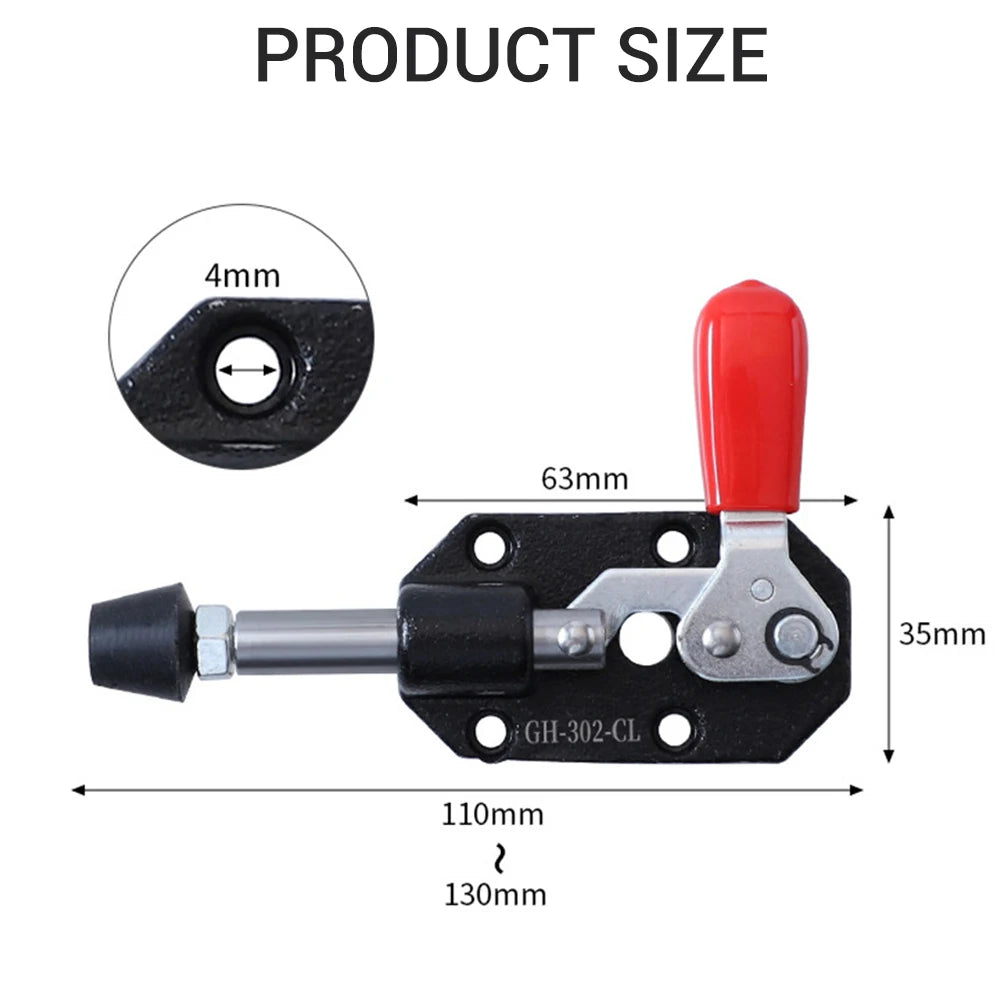 Push-Pull Toggle Clamp 82kg Capacity 20mm Stroke – Left/Right Toggle Clamp Richie's