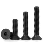 UNC 4-40 6-32 8-32 10-32 Grade 10.9 Flat Head Allen Bolts Machine Screws Richie's