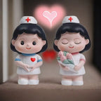 Resin Nurse & Doctor Figurine DIY Baking Ornament Collectible Resin Figurine Ornament Richie's