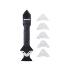 5-in-1 Silicone Caulk Scraper & Grout Removal Tool Kit Caulk Scraper Kit Richie's A2