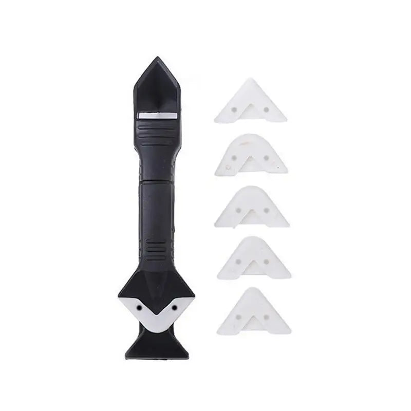 5-in-1 Silicone Caulk Scraper & Grout Removal Tool Kit Caulk Scraper Kit Richie's A2