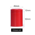 Mini Tea Tin Can – Portable Sealed Empty Tea Jar | Richie's Tea Storage Tin Richie's Red